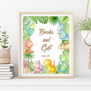 Dinosaur Baby Books and Gift Poster