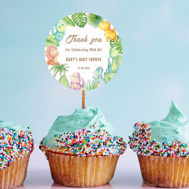 Dinosaur Baby Classic Round Sticker (Creator Uploaded)