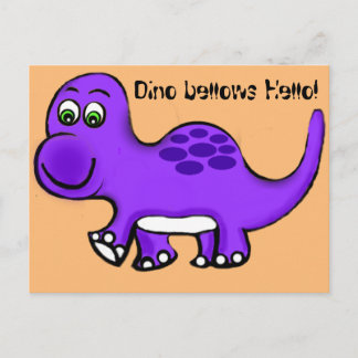 Dinosaur Baby Postcard