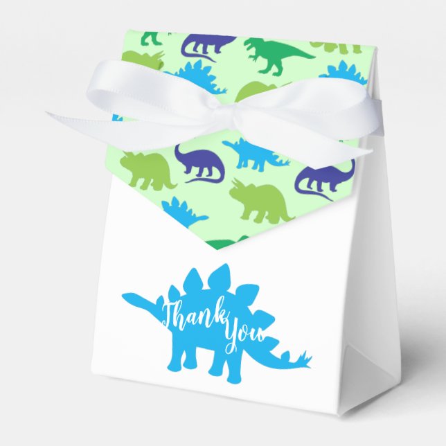 Dinosaur Baby Shower Favour Box (Front Side)