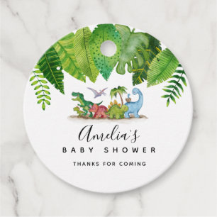 Dinosaur Baby Shower  Favour Tags