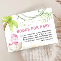 Dinosaur Baby Shower Girl Book For Baby