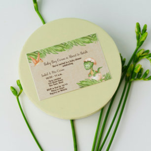 Dinosaur Baby Shower Invitation
