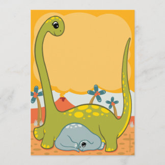 Dinosaur Baby Shower Invitations