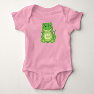 Dinosaur Baby Shower T-Rex Pink Girl Bodysuit