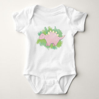 Dinosaur Babygrow/sleepsuit - Stegosaurus Baby Bodysuit