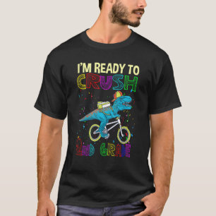 Dinosaur Back To School I'm Ready To Crush 2nd Gra T-Shirt