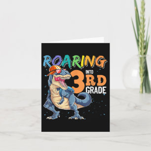 Dinosaur Back To School Im Ready To Crush 3rd Grad Card