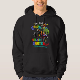 Dinosaur Back To School Kids I'm Ready To Crush Ki Hoodie