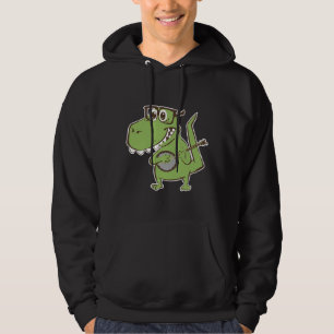 Dinosaur Banjo Music Animal S Hoodie