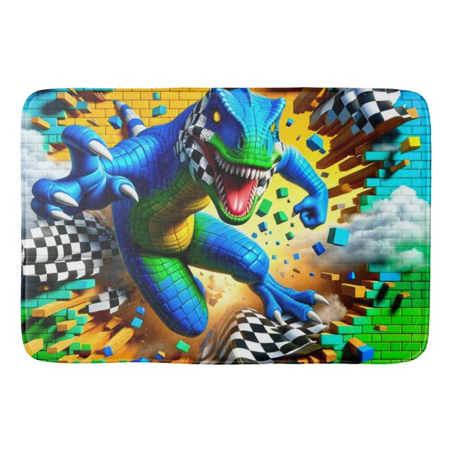 Dinosaur Bath Mat (Front)
