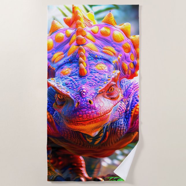Dinosaur Beach Towel (Front)