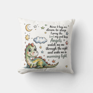 Dinosaur Bedtime Prayer Pillow