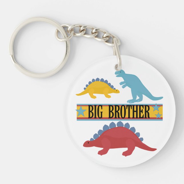 Dinosaur Big Brother Key Ring (Front)