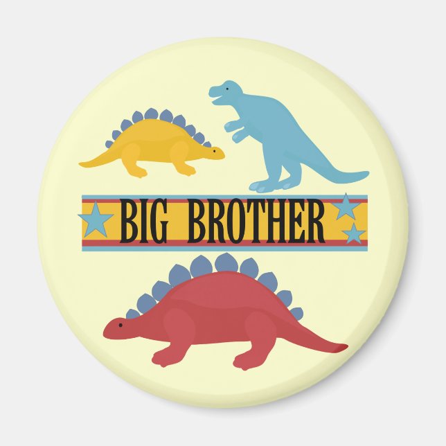 Dinosaur Big Brother Magnet (Front)