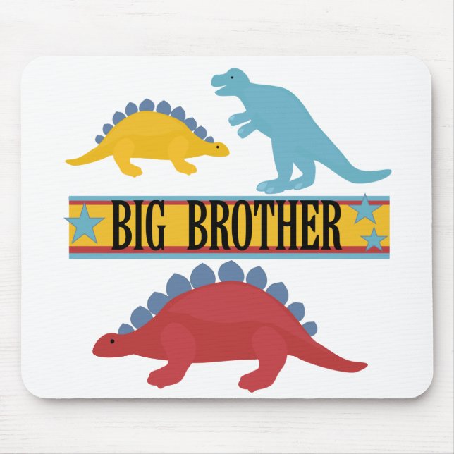 Dinosaur Big Brother Mouse Pad (Front)