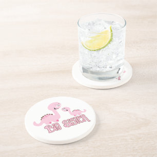 Dinosaur Big Sister Coaster