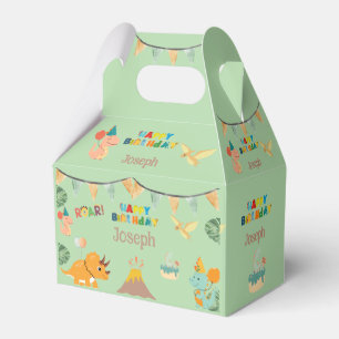 Dinosaur Birthday Boxe – Custom Name Favour Box