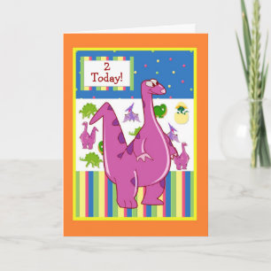 Dinosaur Birthday Card