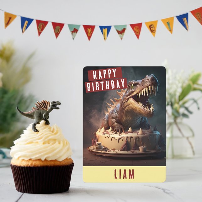 Dinosaur Birthday Card (Creator Uploaded)