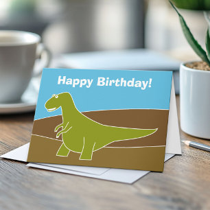 Dinosaur Birthday Card