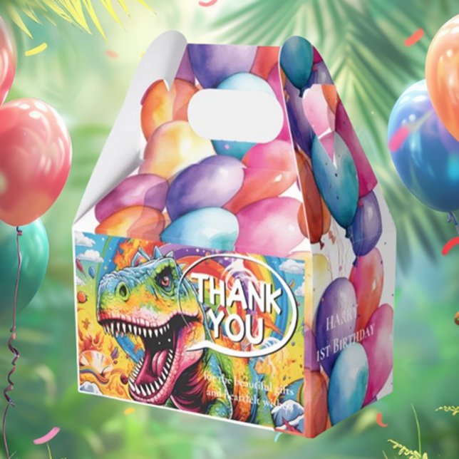 dinosaur birthday colourful cute favour box (Cute Dinosaur Birthday Favor Boxes: Colorful Fun for Kids!)
