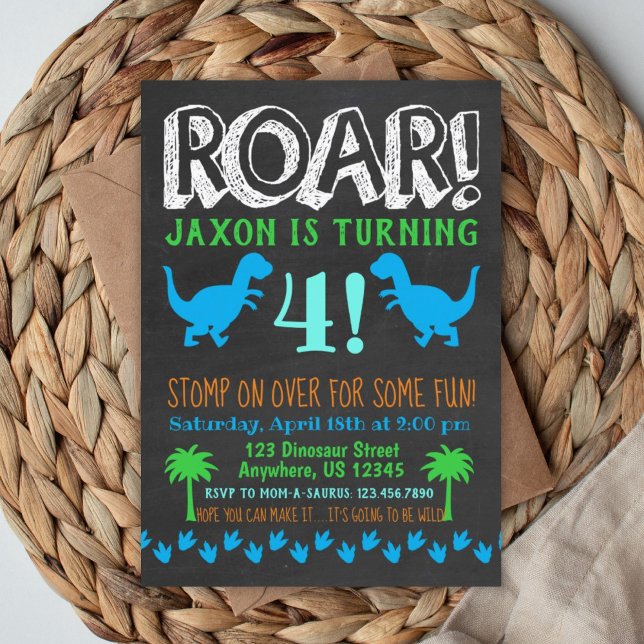 Dinosaur Birthday Invitation (Creator Uploaded)