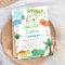 Dinosaur Birthday Invitation, Dinosaur Invitation