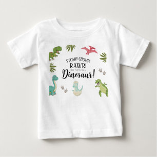 Dinosaur Birthday Party Baby T-Shirt