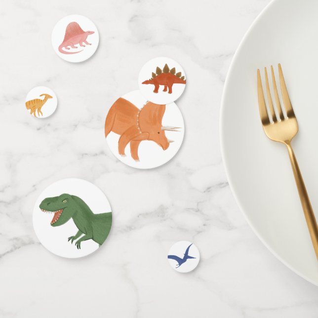 Dinosaur Birthday Party Confetti (Group)