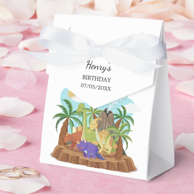Dinosaur Birthday Party Favour Box (Wedding)