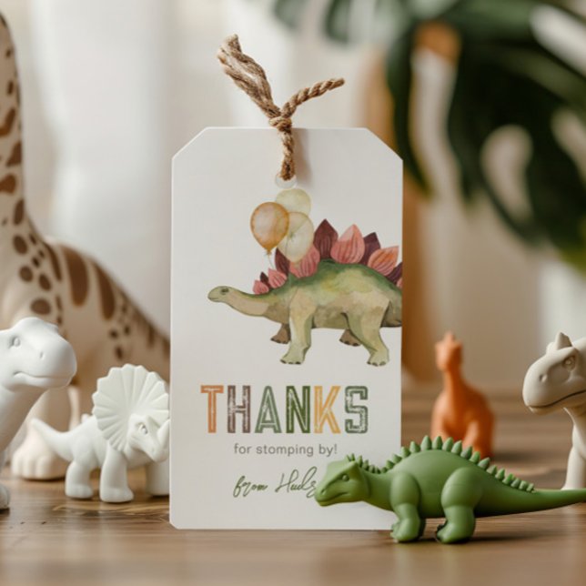 Dinosaur Birthday Party Favour Tags (Creator Uploaded)