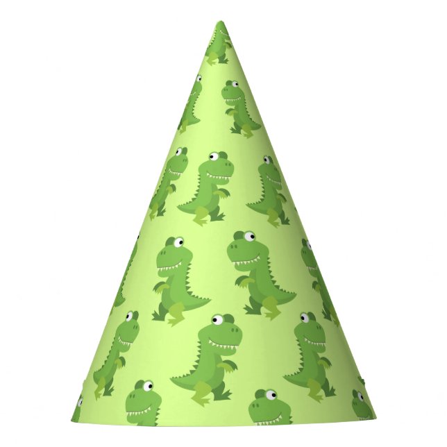 Dinosaur Birthday Party Hat (Front)