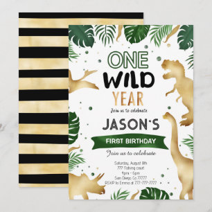 Dinosaur Birthday Party Invitation