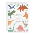 Dinosaur Birthday Party Invitation