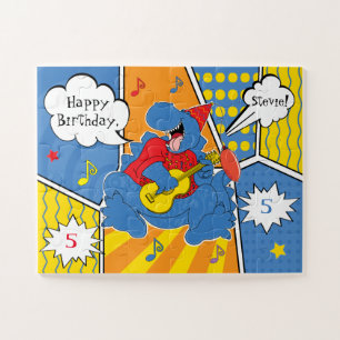 Dinosaur Birthday Party Jigsaw Puzzle