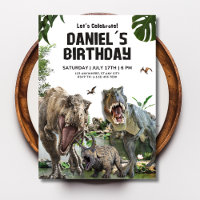 Dinosaur Birthday Party Kids Dino T-Rex Theme