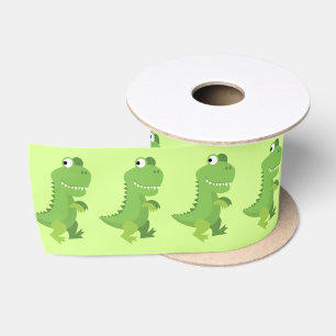 Dinosaur Birthday Party Satin Ribbon