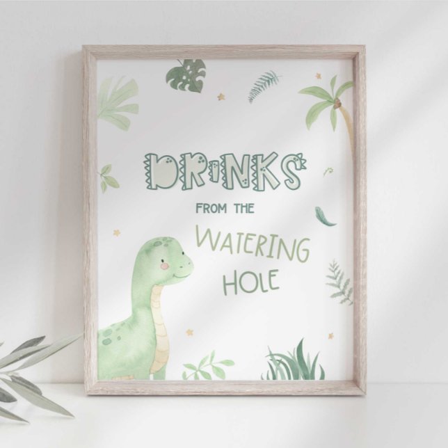 Dinosaur Birthday Party Sign (Creator Uploaded)