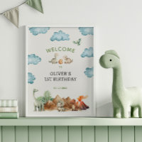 Dinosaur Birthday Party Welcome