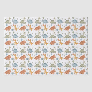Dinosaur Birthday Stomp Party Tissue Paper