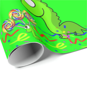 Dinosaur Birthday Wrapping Paper