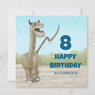 Dinosaur Birthday Year Card