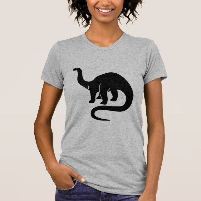 Dinosaur -  Black T-Shirt (Front)