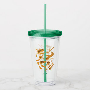 Dinosaur Bones Acrylic Tumbler