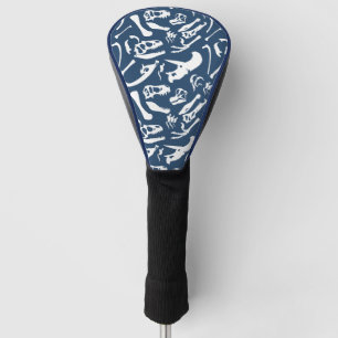 Dinosaur Bones (Blue) Golf Head Cover