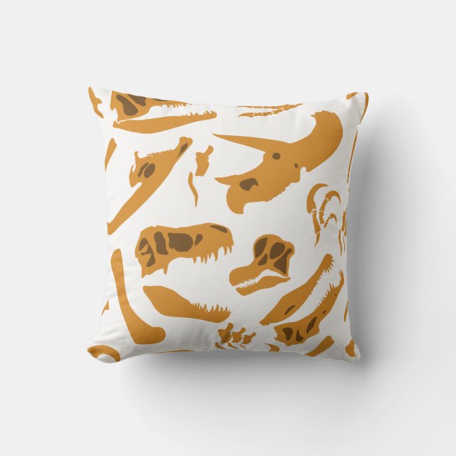 Dinosaur Bones Cushion (Front)