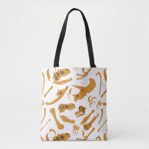 Dinosaur Bones Tote Bag