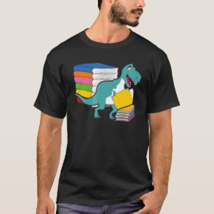 Dinosaur Books Future Paleontologist Dinosaur Dino T-Shirt