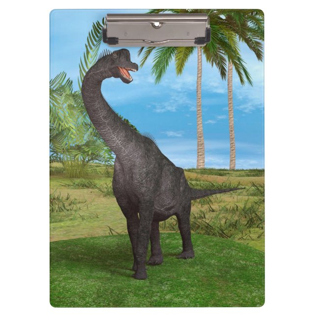 Dinosaur Brachiosaurus Clipboard (Front)